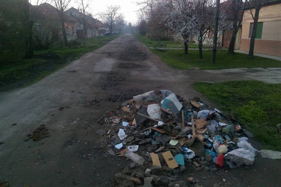 Szemétlerakás zentai módra