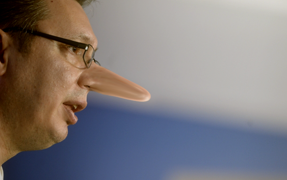 Istinomer: Vučić tízből egyszer mond igazat