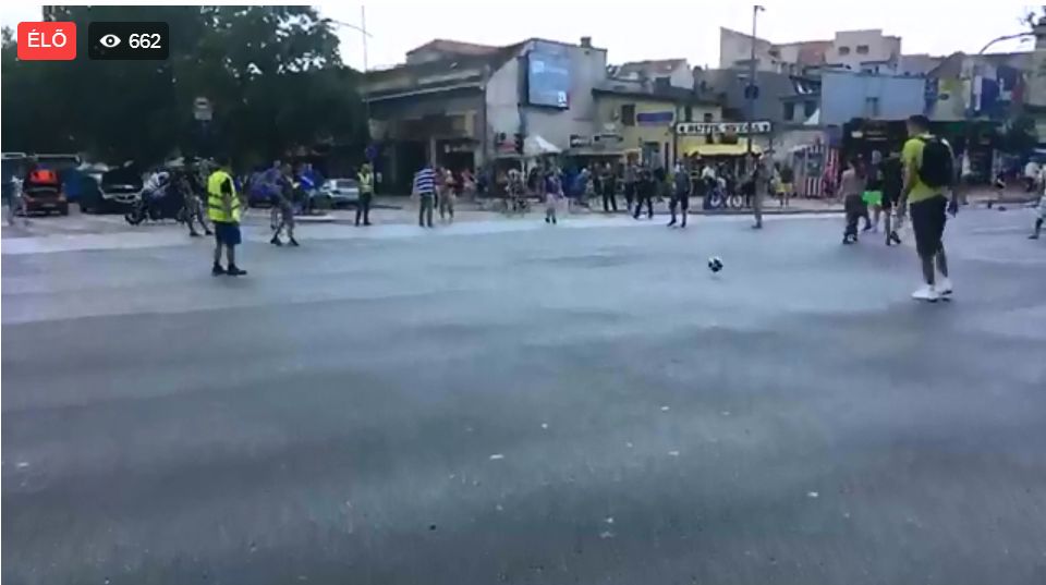 Fociznak Újvidék legforgalmasabb útkereszteződésében – FRISSÍTÉS