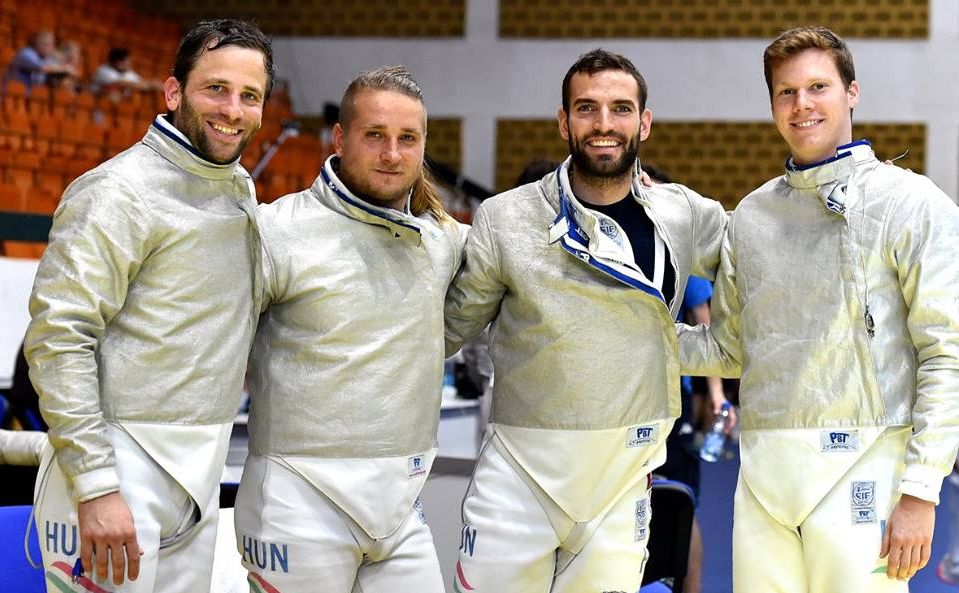 Aranyérmes a magyar férfi kardcsapat