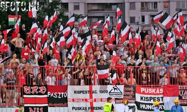 Szerb futballhuligánok megtámadták a Honvéd-szurkolók buszát