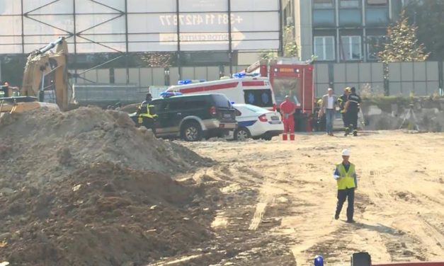 Meghalt a munkás, akire ráomlott a fal Belgrád központjában