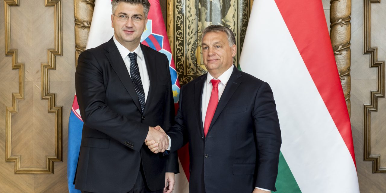 Orbán Viktor a horvát miniszterelnökkel tárgyalt