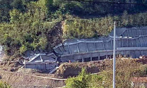 Számítani lehetett a támfal leomlására