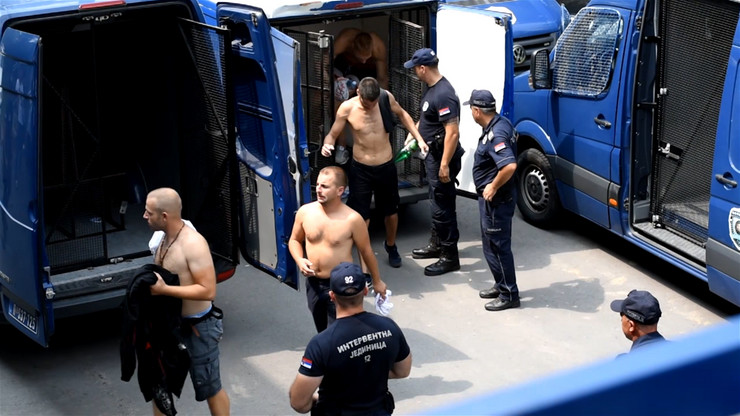 Elengedték és kiutasították a Hajduk szurkolóit