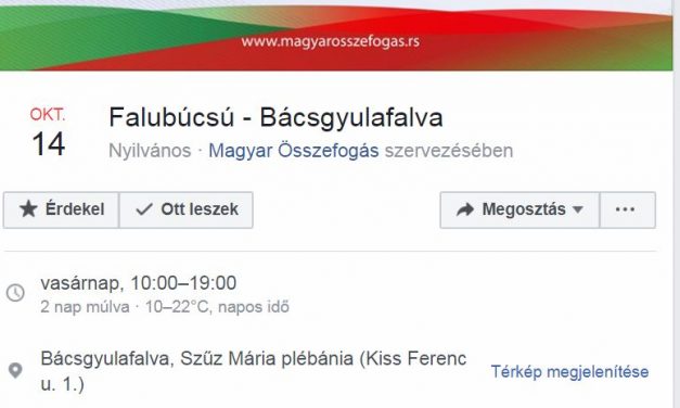 A Magyar Összefogás szervezi a nem létező falubúcsút, a nem létező plébánián, a nem létező utcában