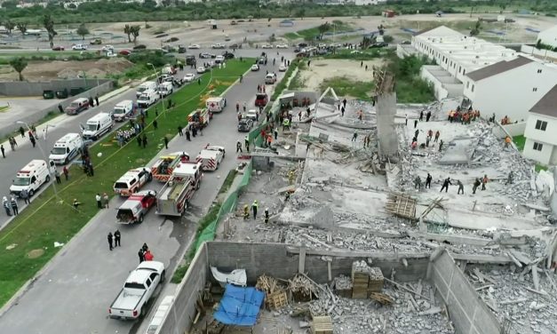 Összedőlt egy épülő bevásárlóközpont Mexikóban, heten meghaltak (Videó)
