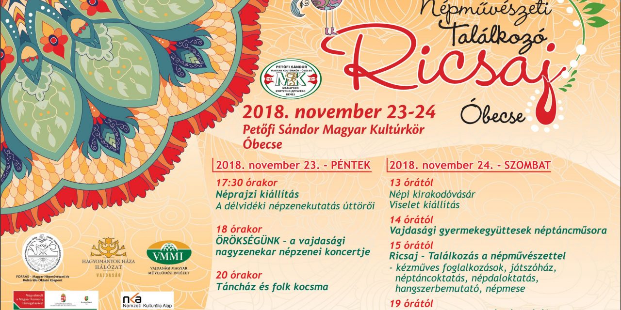 <span class="entry-title-primary">Másfél évtized Ricsajban</span> <span class="entry-subtitle">Népművészeti Találkozó Óbecsén</span>