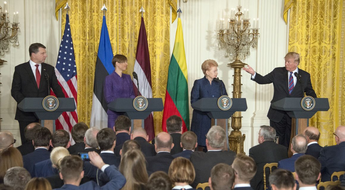 Trump összekeverte a Balkánt a Balti államokkal