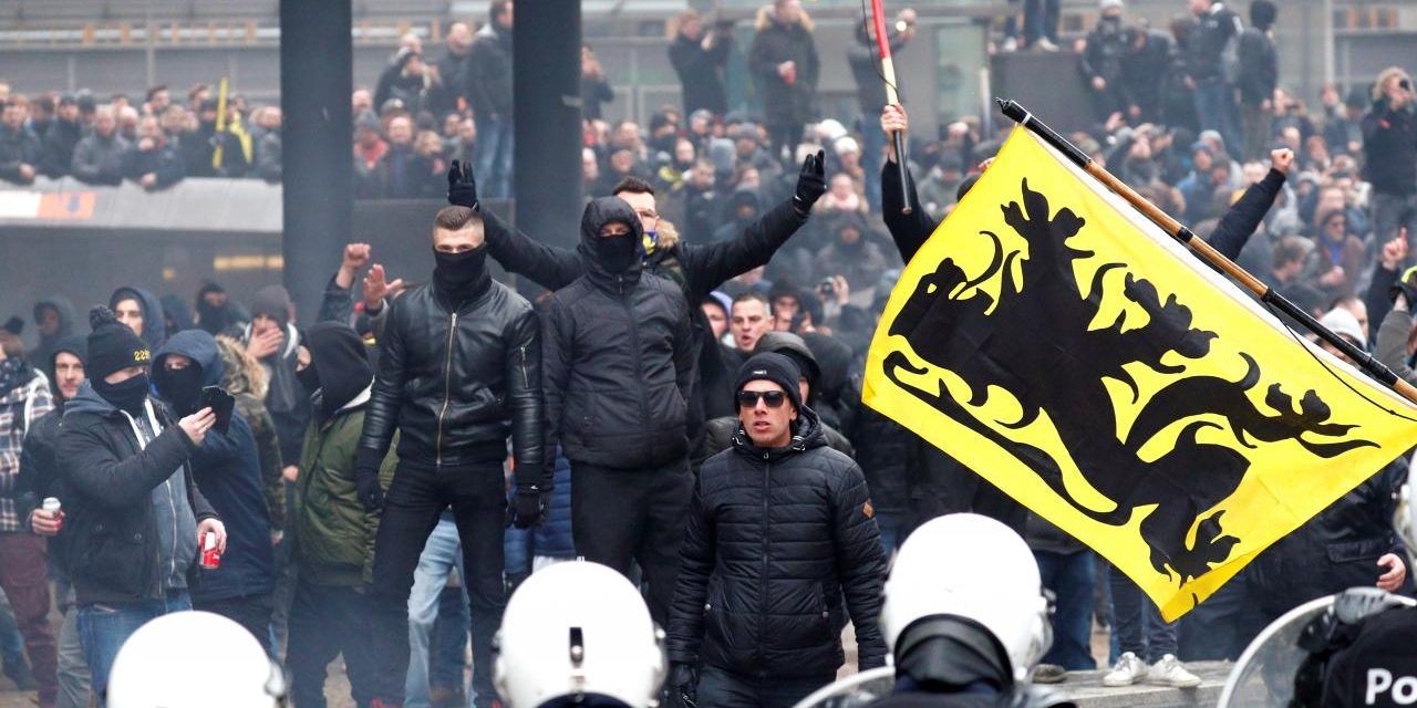 Erőszakba torkollott az ENSZ migrációs csomagja elleni tüntetés Brüsszelben