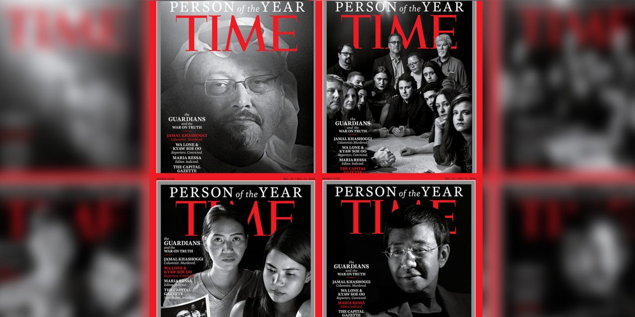 <span class="entry-title-primary">A Time év embere: A munkájuk miatt megölt és bebörtönzött újságírók</span> <span class="entry-subtitle">Az őrzők. Így nevezi a tekintélyes lap az újságírókat.</span>