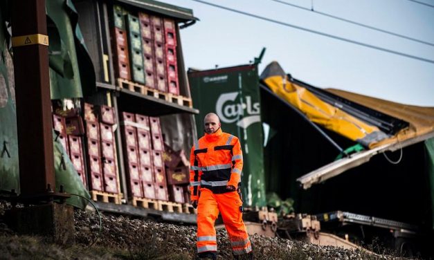 Hat halottja van a dán vonatbalesetnek
