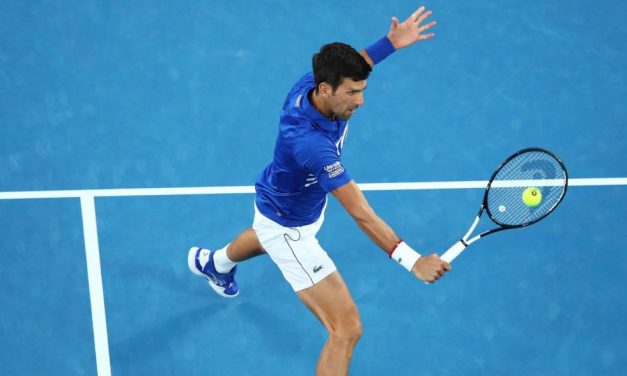 Nisikori feladta, Đoković elődöntős