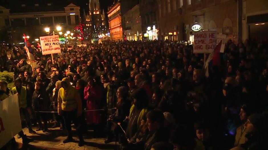 Egy az ötmillióból – Újvidéken is tüntettek