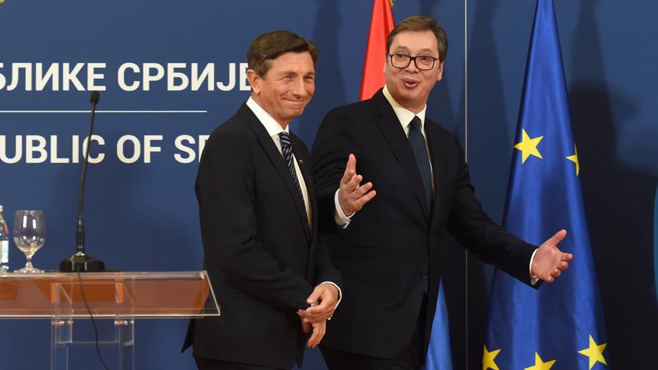 Kétnapos szerbiai látogatáson a szlovén elnök