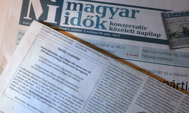 Nevet vált a Magyar Idők