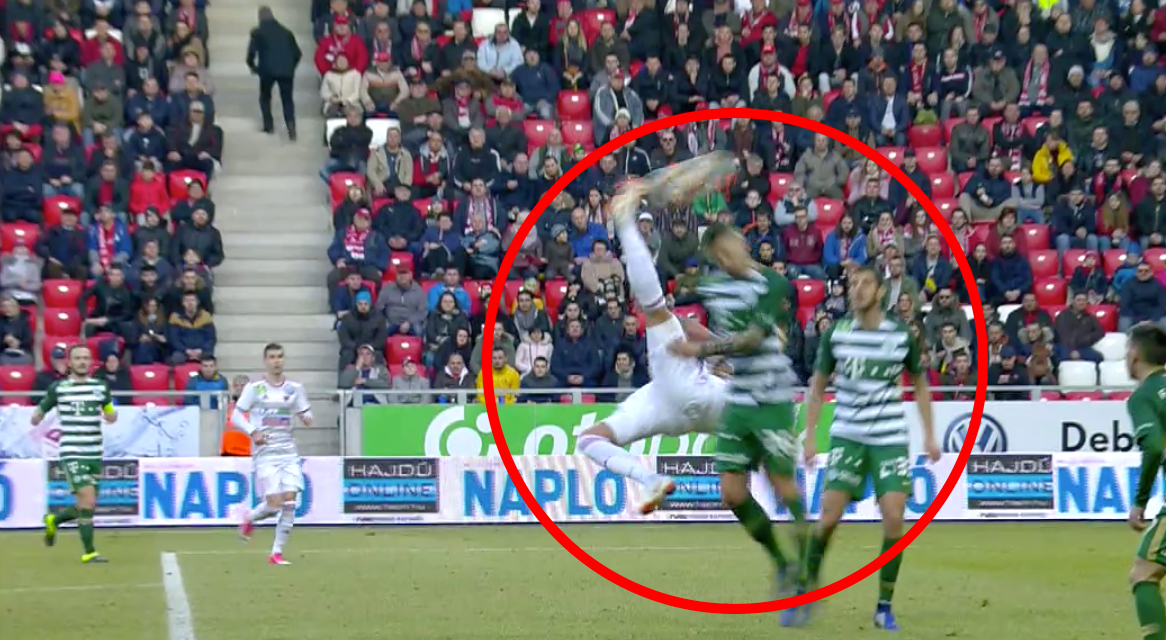 Álombemutatkozás: Ollózva lőtt győztes gólt a Fradi ellen a 90+3. percben (VIDEÓ)
