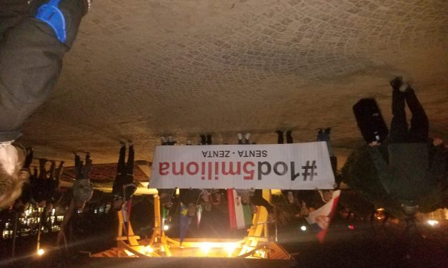 Zenta ötödször is tüntet! (Élő videó)