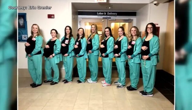 Egyszerre 9 ápolónő vár babát egy portlandi kórházban