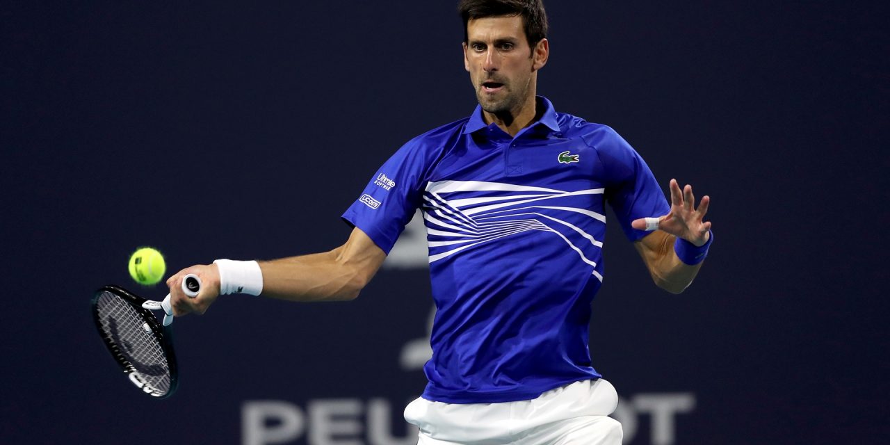 Nyolcaddöntős a világelső Đoković
