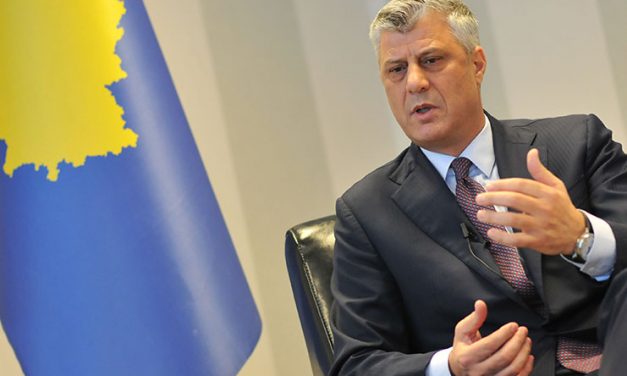 Thaçi: Ideje megszüntetni a Koszovó és Albánia közötti határokat