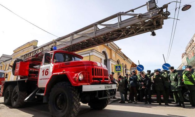 Robbantás történt az egyik szentpétervári katonai akadémián (Fotók)