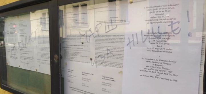 „Mélységesen elítéljük a vandál cselekedetet”