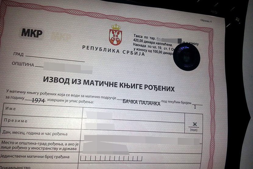 Óbecsén továbbra sem adnak ki kétnyelvű anyakönyvi kivonatokat