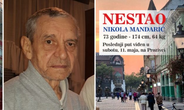 Eltűnt egy 73 éves szabadkai férfi