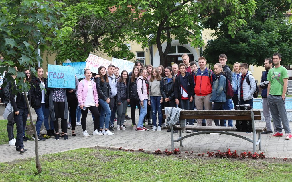Topolyán is volt Fridays for Future tüntetés