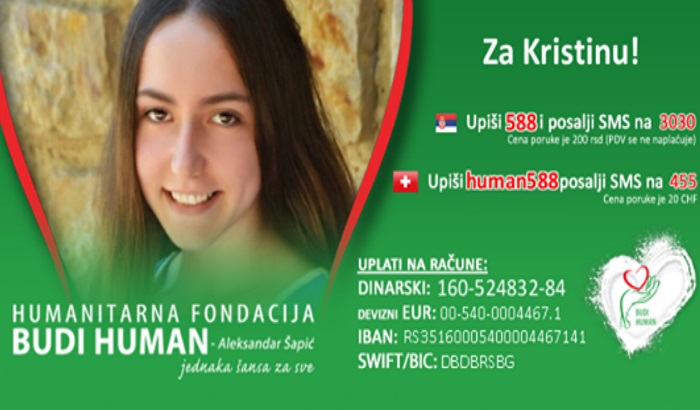 Segítsünk, hogy Kristina újra járni tudjon!