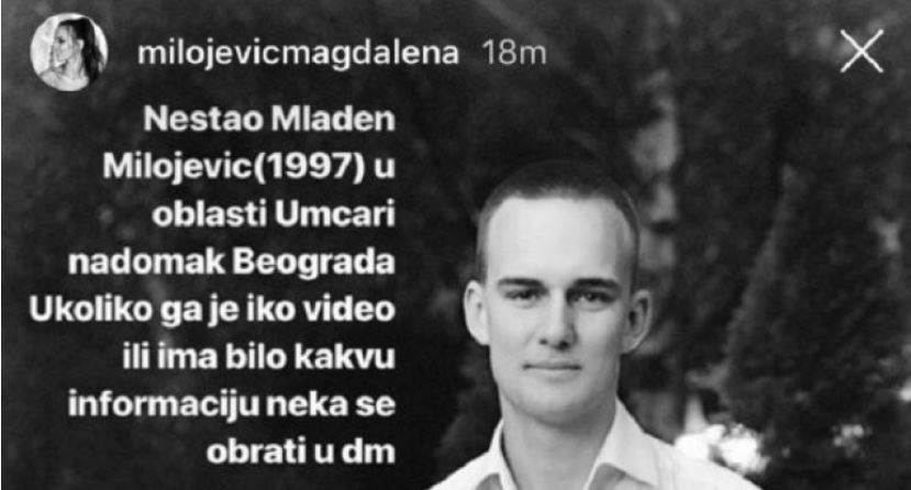 Eltűnt a korábbi kapus Zvonko Milojević fia