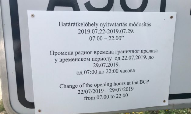 A jövő héten este tízig tart nyitva a Királyhalom-Ásotthalom határáteklő!