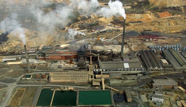 Kén-dioxiddal fertőzött a levegő Borban