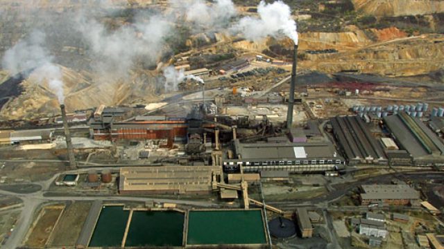 Kén-dioxiddal fertőzött a levegő Borban