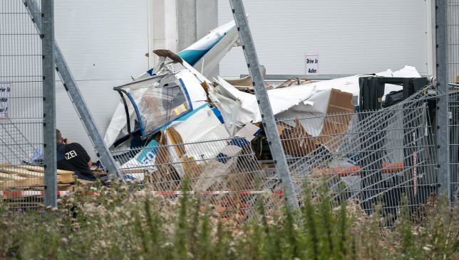 Lezuhant egy kisrepülő Németországban