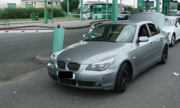 Körözött BMW-t foglaltak le Röszkén