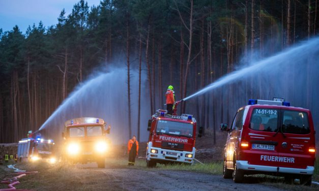 Óriási tűz tombol Németországban