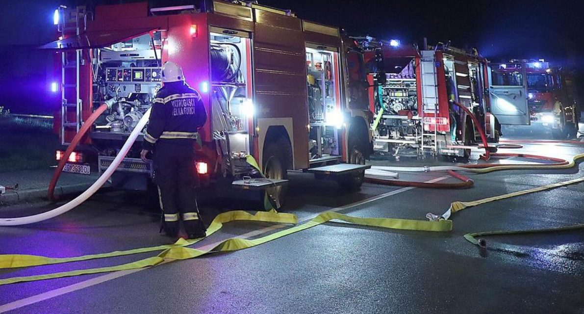 Tűz ütött ki Split központjában (VIDEÓ)