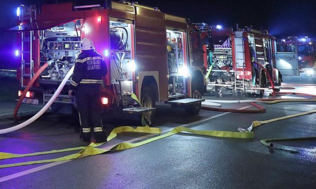 Tűz ütött ki Split központjában (VIDEÓ)