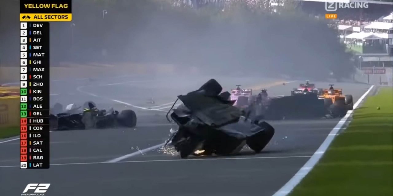 Halálos baleset történt a Forma-2-es Belga Nagydíjon (Videó)