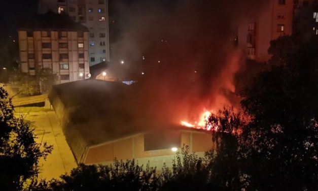 Szabadkán tűz ütött ki egy központi garázsban