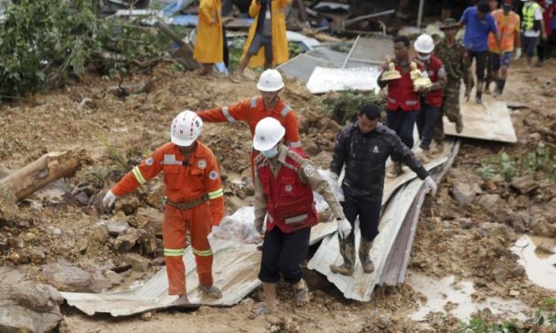 Sárlavina Mianmarban: Harmincnégy halott, nyolcvan eltűnt