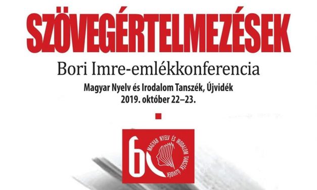 Bori Imre-emlékkonferencia