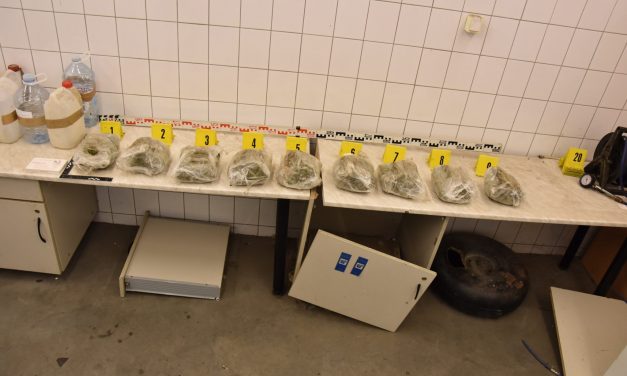 Tizenöt kiló kábítószerrel bukott le egy szerb állampolgárságú férfi Tompánál (Fotók+Videó)