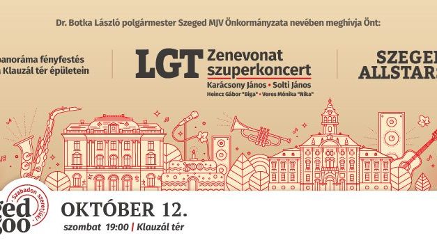 LGT-legendák zenélnek a szegedi Széchenyi téren