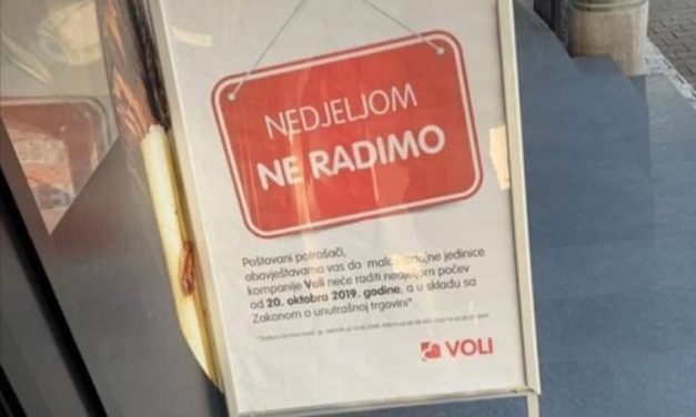 Montenegróban mától nem dolgozhatnak vasárnaponként a kereskedők