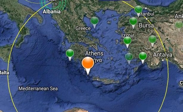 Erős földrengés volt Görögországban is