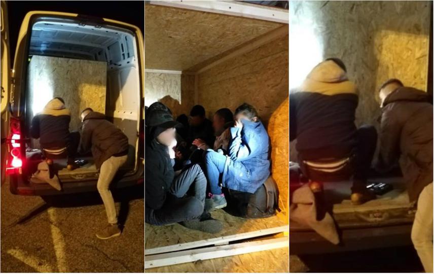 Faládában kuporgott a kilenc menekült