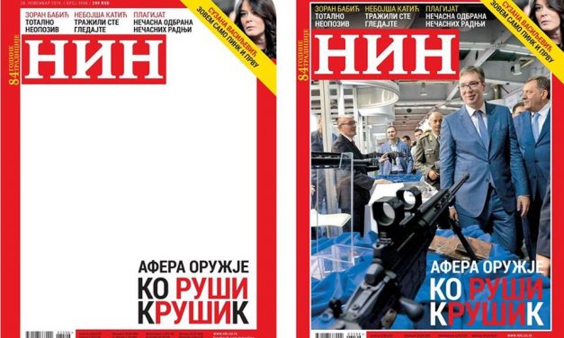 Címlapfotó nélkül jelent meg a NIN mai száma (frissített)